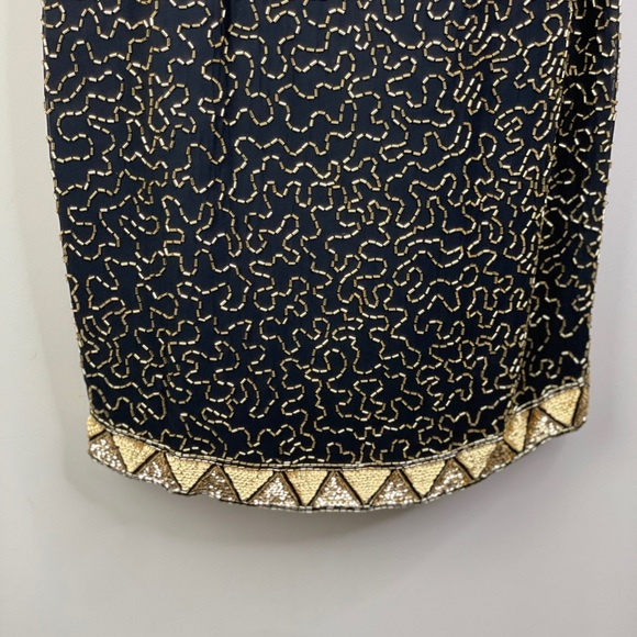 Saks Fifth Ave vintage beaded dress - 8 - Picture 7 of 14